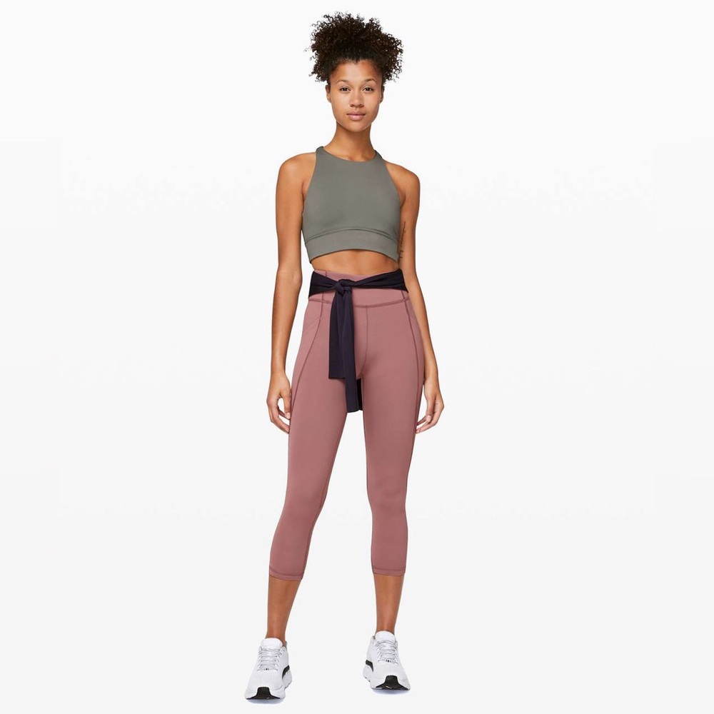 Lululemon Time To Sweat Crop *23" Red Dust 6